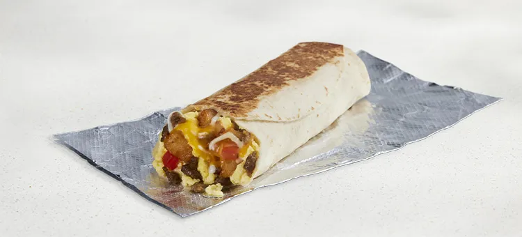 Grande Toasted Breakfast Burrito Sausage