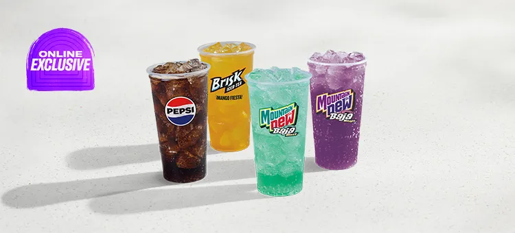 Drinks Party Pack: Includes four Medium fountain drinks of your choice.