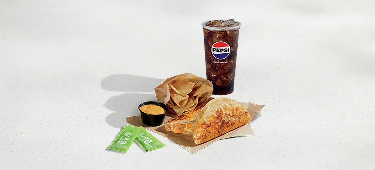 Cantina Chicken Crispy Taco Combo: Includes two Cantina Chicken Crispy Tacos, two Avocado Verde Salsa Packets, chips &…