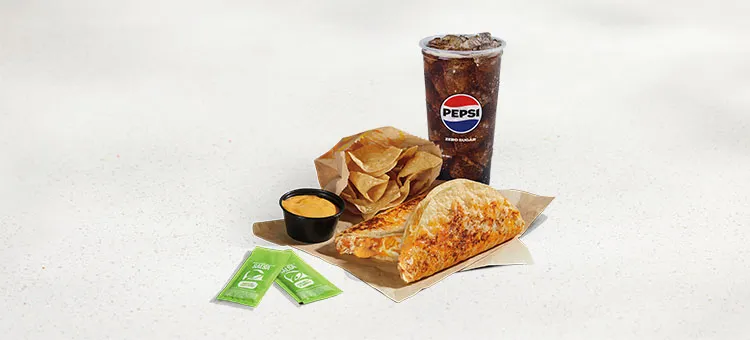 Cantina Chicken Crispy Taco Combo: Includes two Cantina Chicken Crispy Tacos, two Avocado Verde Salsa packets, Chips &…