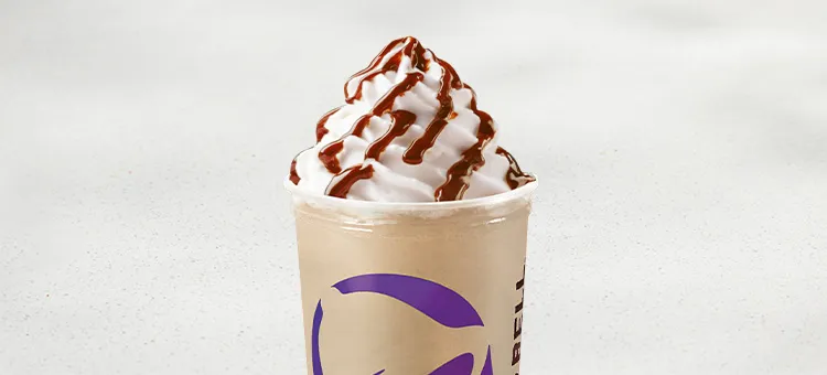 Cinnabon® Caramel Latte Chiller: A frozen coffee beverage, made with premium roast Arabica beans, blended with creamy…