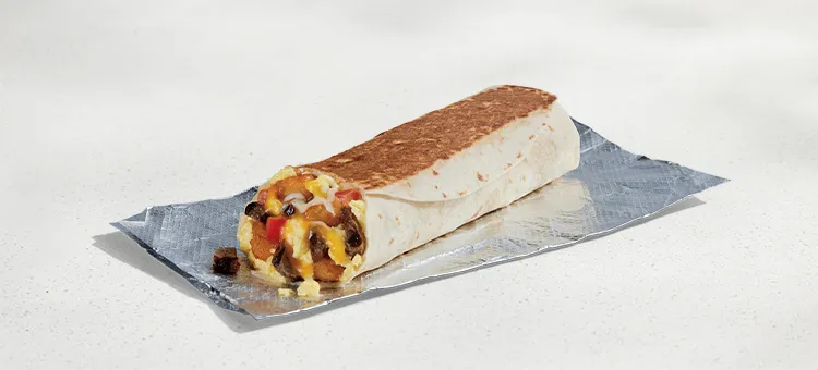 Grande Toasted Breakfast Burrito Steak