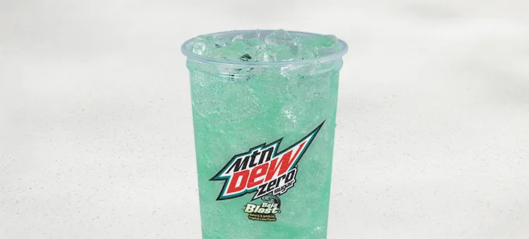 MTN DEW® Baja Blast™ Zero Sugar: The originial DEW® that quenches thirst with a one of a kind citrus taste without the sugar.