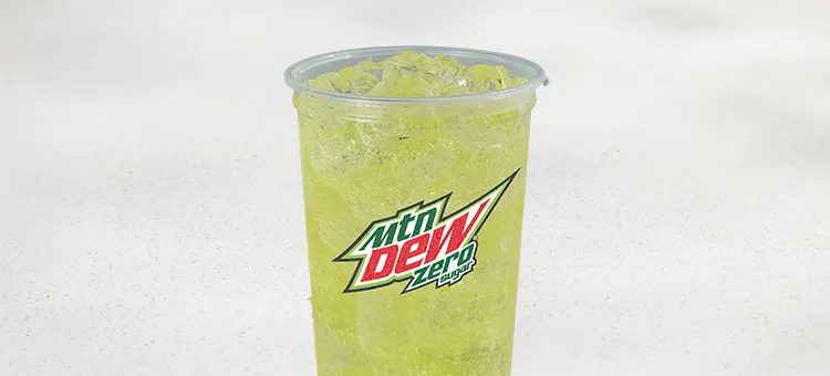 MTN DEW® Zero: The originial DEW® that quenches thirst with a one of a kind citrus taste without the sugar.