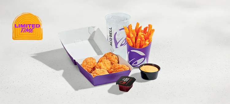 5 Piece Crispy Chicken Nuggets Combo: Includes a 5-piece order of Crispy Chicken Nuggets with choice of 1 signature dipping…