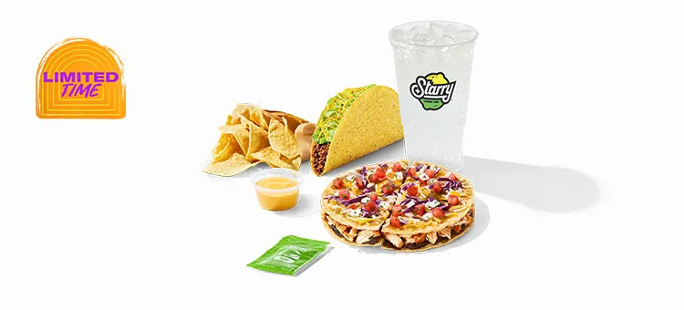 Cantina Chicken Mexican Pizza Combo: Includes a Cantina Chicken Mexican Pizza, an Avocado Verde Salsa packet, a Crunchy…