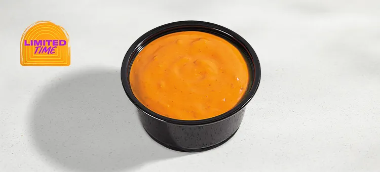 Spicy Ranchero Sauce: Spicy sauce made with Anaheim and jalapeno chiles, tomatoes, garlic and onion.