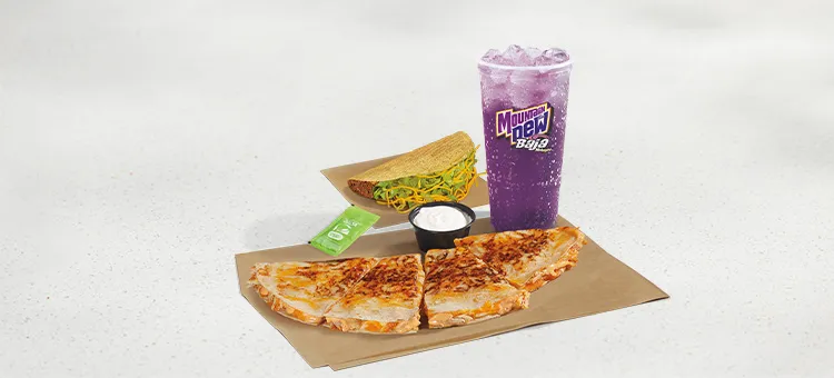 Cantina Chicken Quesadilla Combo: Includes a Cantina Chicken Quesadilla, an Avocado Verde Salsa packet, guacamole made with…