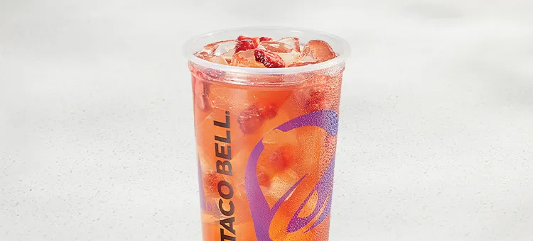 Strawberry Passionfruit Agua Refresca: A light and refreshing beverage crafted with strawberry passionfruit flavors, real…