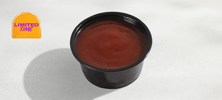 Sweet Chipotle BBQ Sauce: Sweet BBQ with a tangy kick, hint of smoky from chipotle peppers and savory spices.