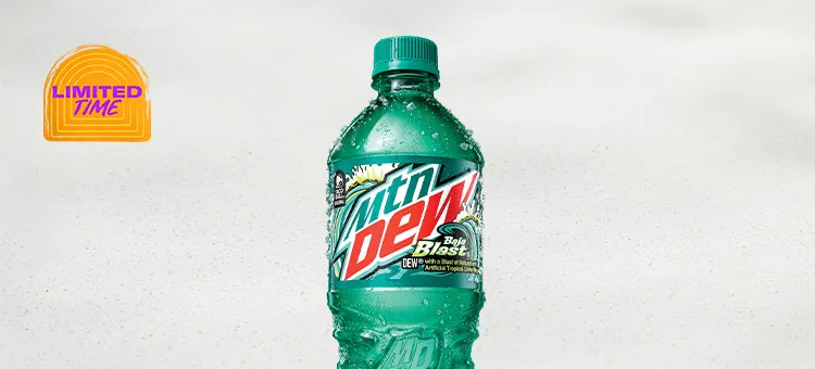 Bottled MTN DEW® Baja Blast®: 20oz