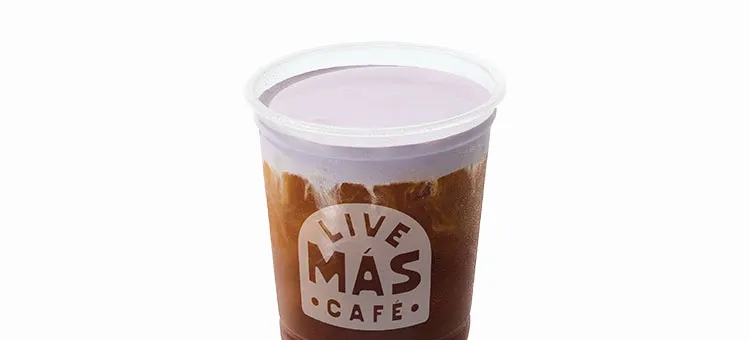 Purple Velvet Cream Cold Brew: A smooth, full-bodied cold brew made from air-roasted medium and dark roast Arabica beans…