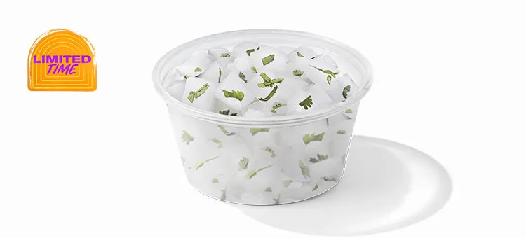 Onion and Cilantro Blend: A blend of diced onions and cilantro.