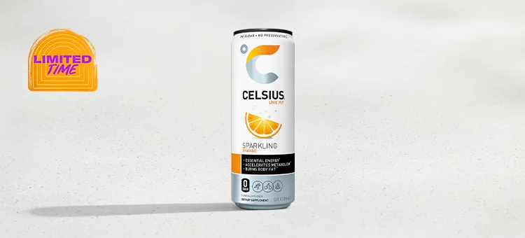 Celsius® Sparkling Orange: Start your day feeling refreshed and re-energized while enjoying the rich, juicy flavor of…