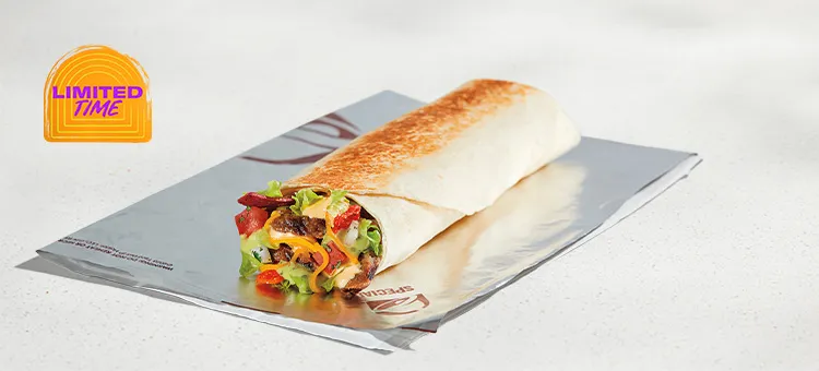 Chipotle Ranch Grilled Steak Burrito: Includes a warm flour tortilla loaded with grilled, marinated steak, shredded…