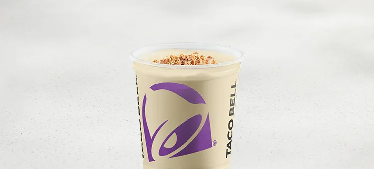 Caramel Dulce Churro Chiller: A sweet and creamy frozen blended beverage crafted with vanilla ice cream base and sweet…