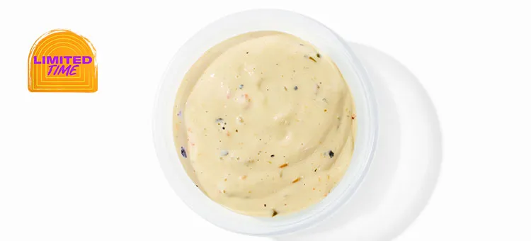 Pepper Jack Sauce: A creamy, flavorful sauce featuring Monterey Jack cheese and a mild kick from Jalapeno Peppers.