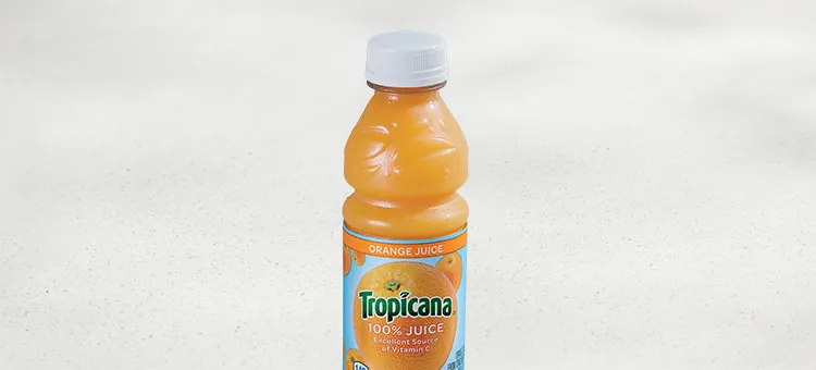 Tropicana® Orange Juice: Delicious, 100% orange juice with vitamin C and no added sugar.