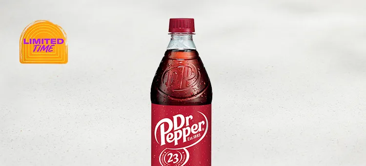 Bottled Dr Pepper®: 20oz